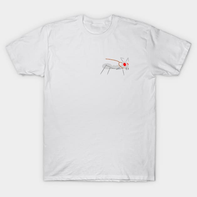 Tobincorporated Roped Robotic Ant logo T-Shirt by Tobincorporated